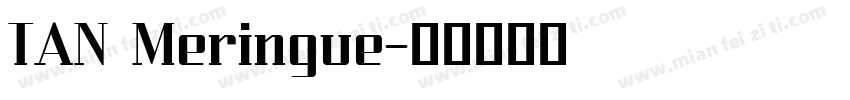 TAN Meringue字体转换
